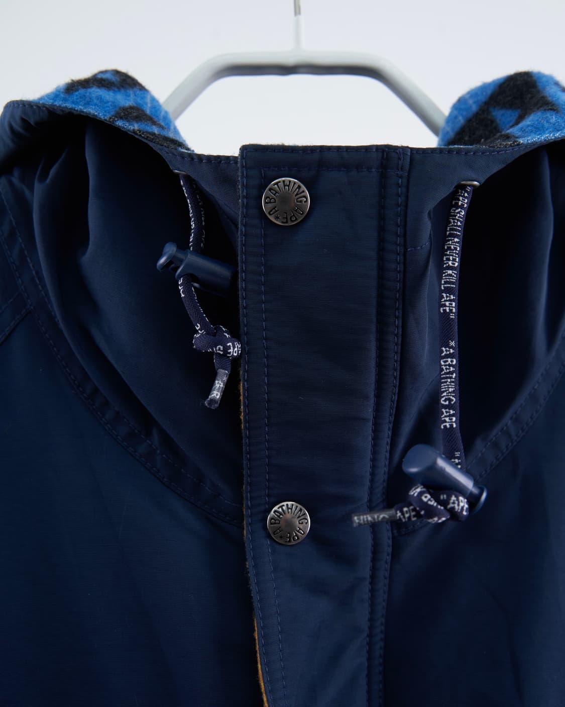 Bape 네이티드 패턴 마운틴 파카 블루종 상품이미지6