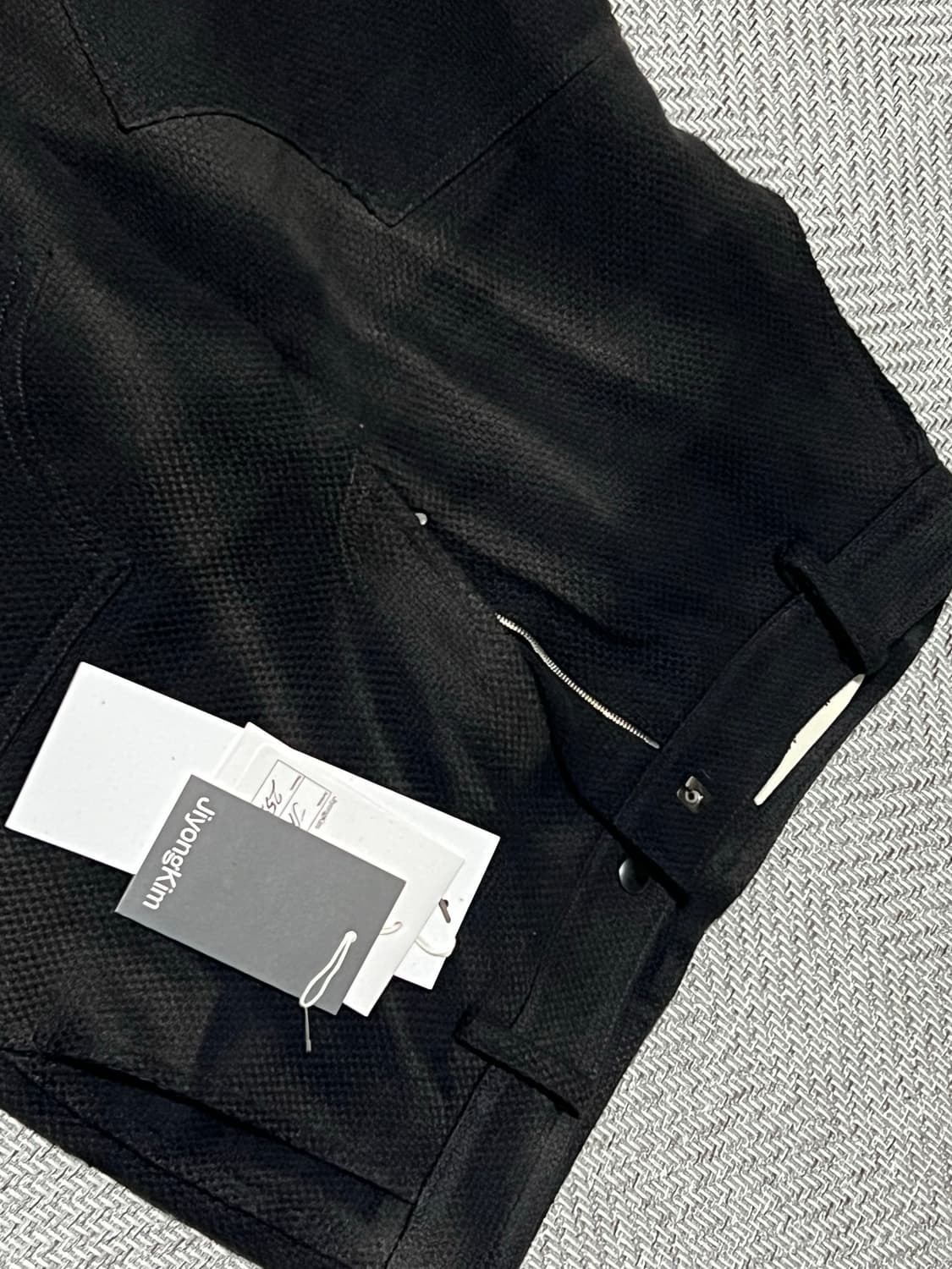 지용킴 25ss 더블니 트라우저 s 상품이미지5