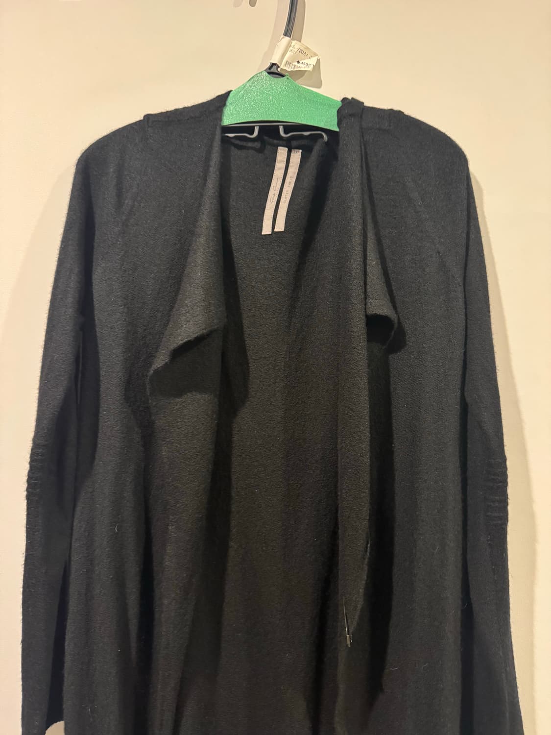 릭오웬스 캐시미어 100 롱 가디건  상품이미지7