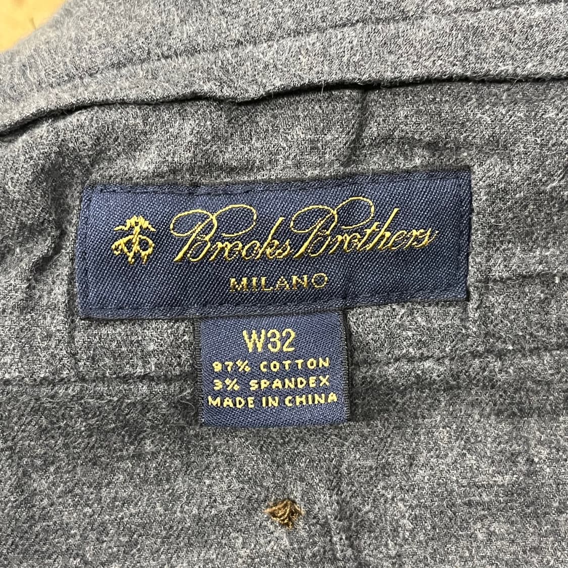 [정품/32] 브룩스 브라더스 올리브색 면바지 b15 상품이미지4