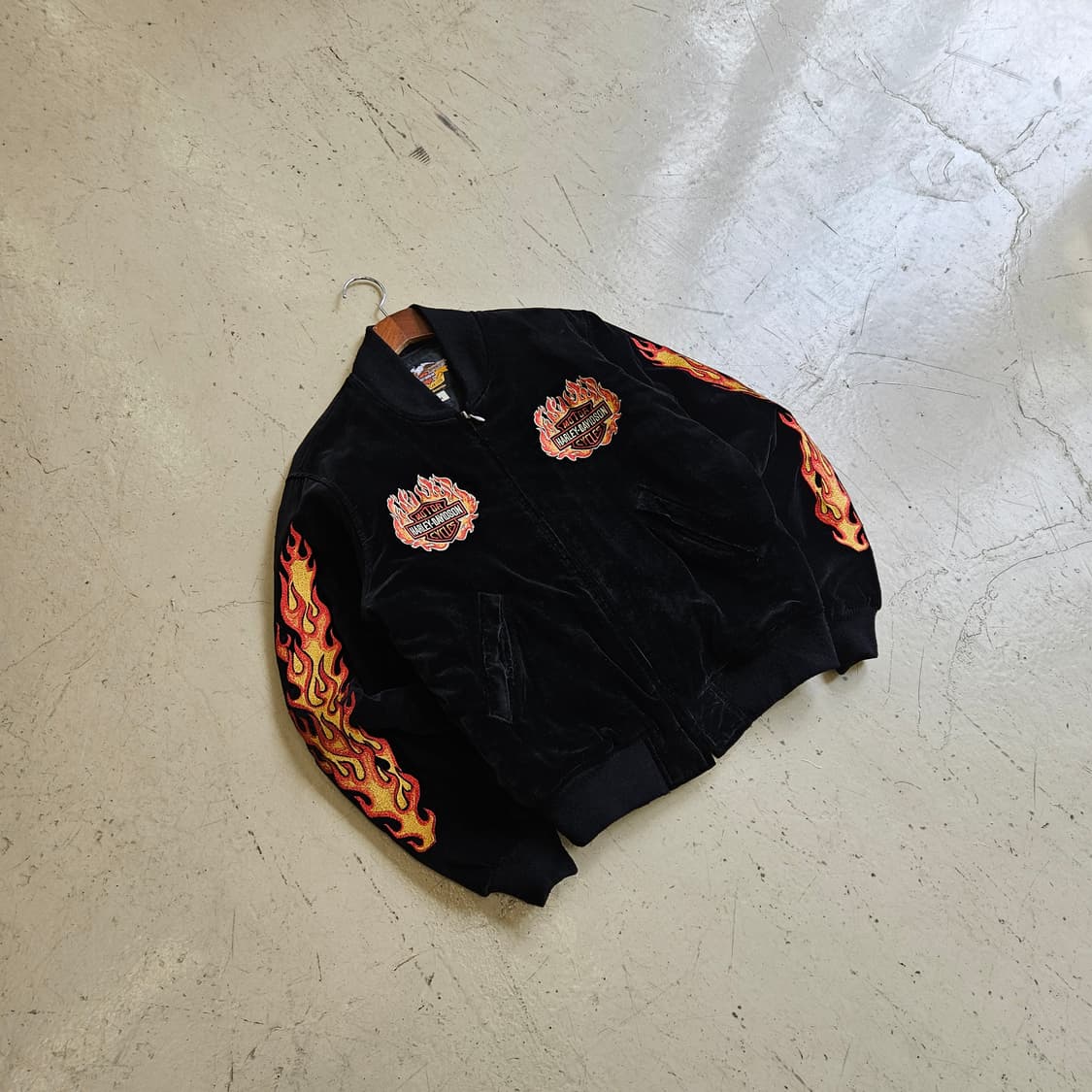 할리데이비슨 벨벳 스카잔 블루종 점퍼 M 95 상품이미지1