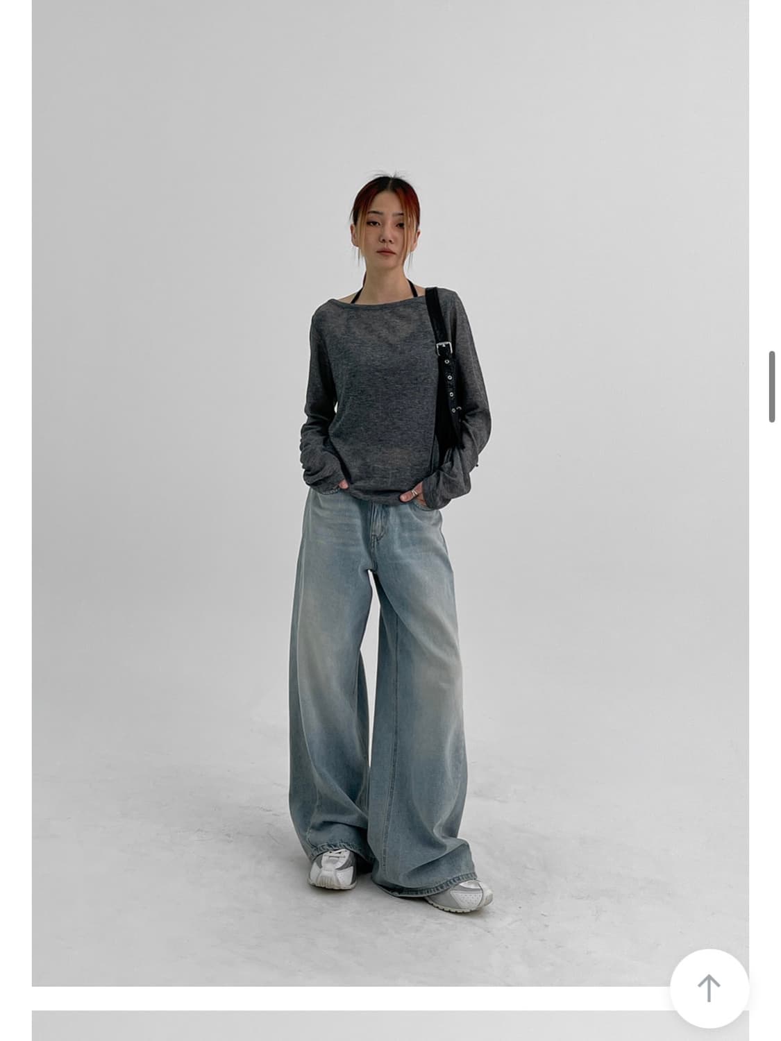 블랙업 테리온 루즈핏 긴팔티 상품이미지1