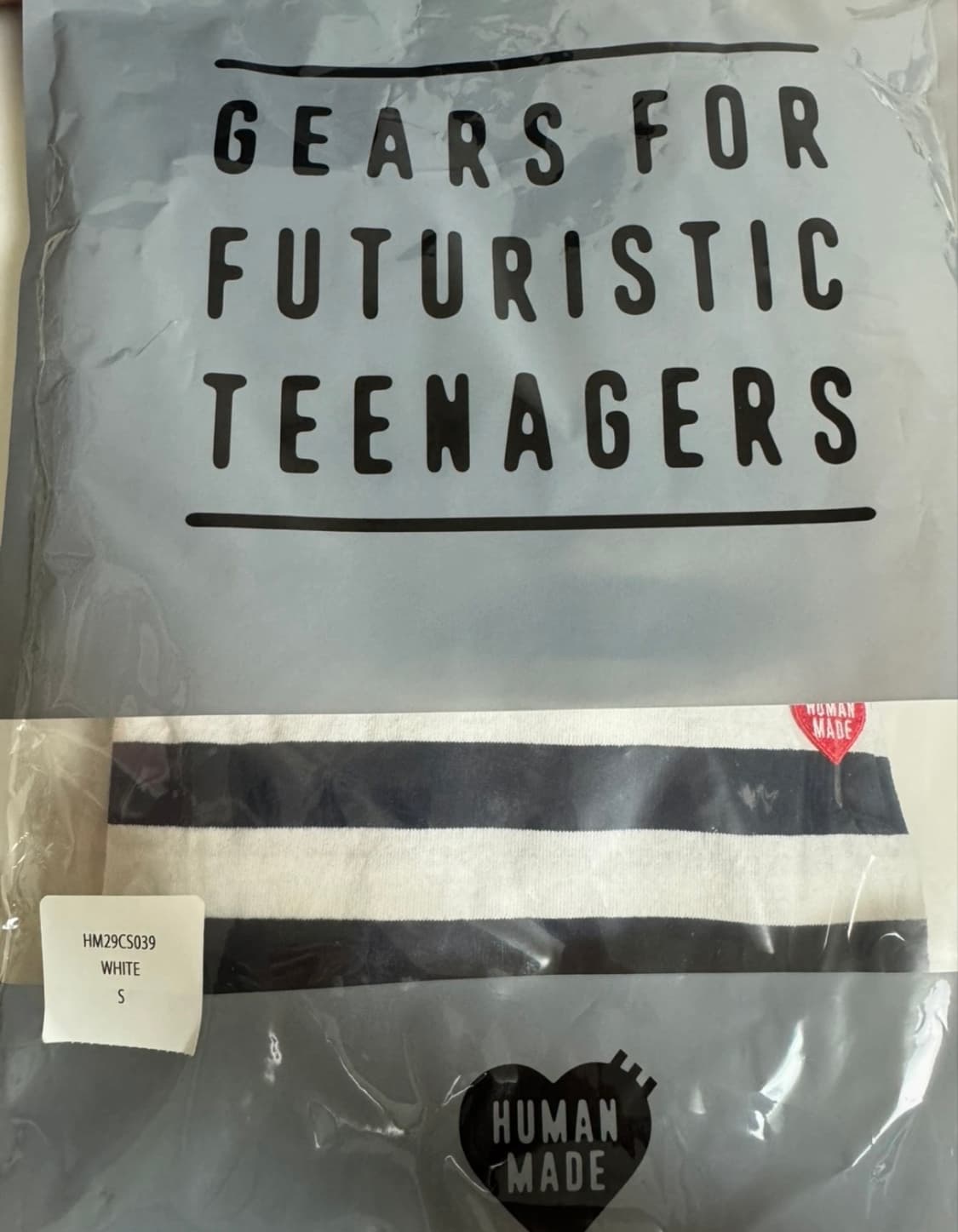 휴먼메이드 스트라이프 롱슬리브 네이비 상품이미지3