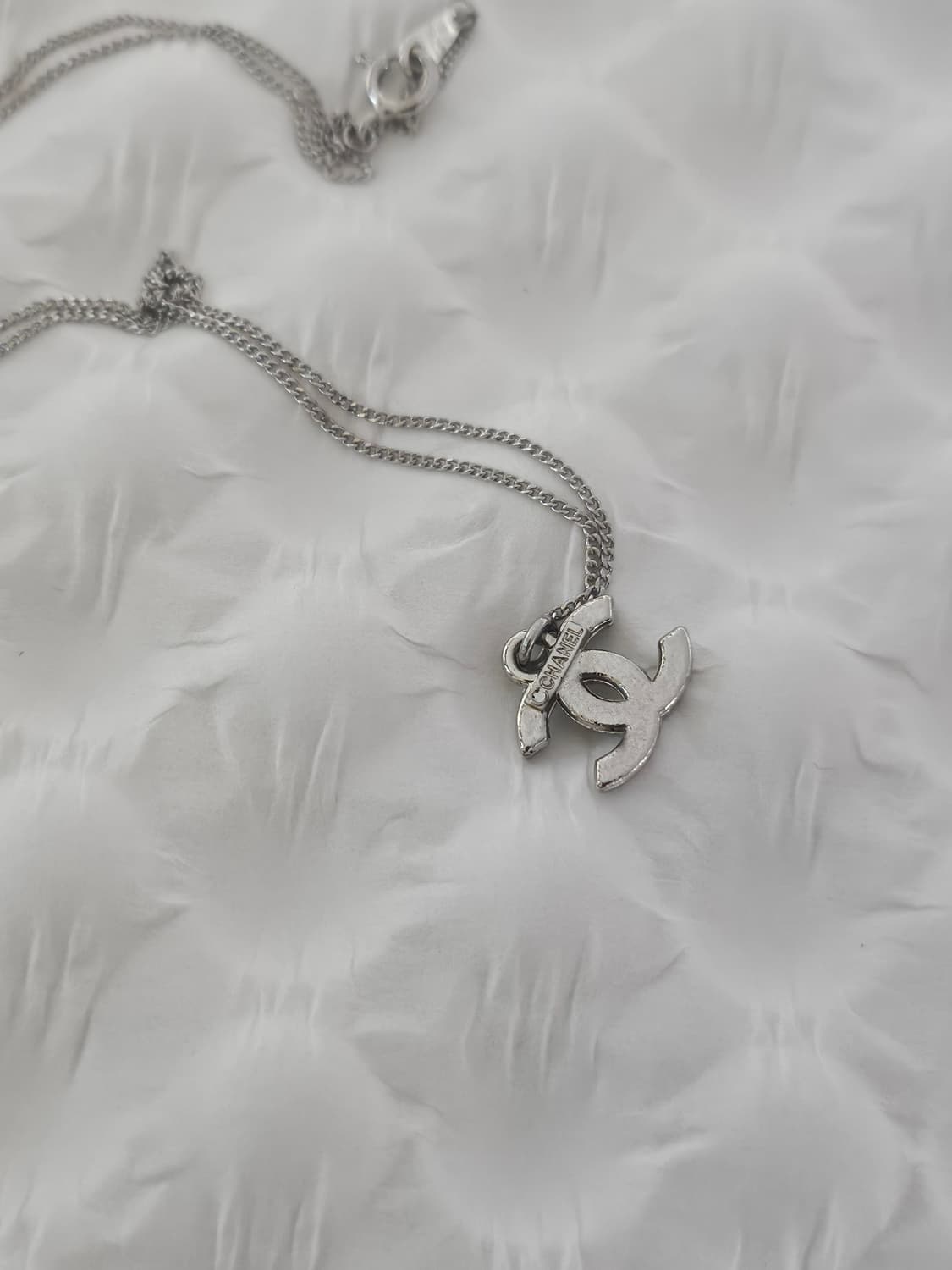 925실버 샤넬 정품 빈티지 업사이클링 목걸이 상품이미지2