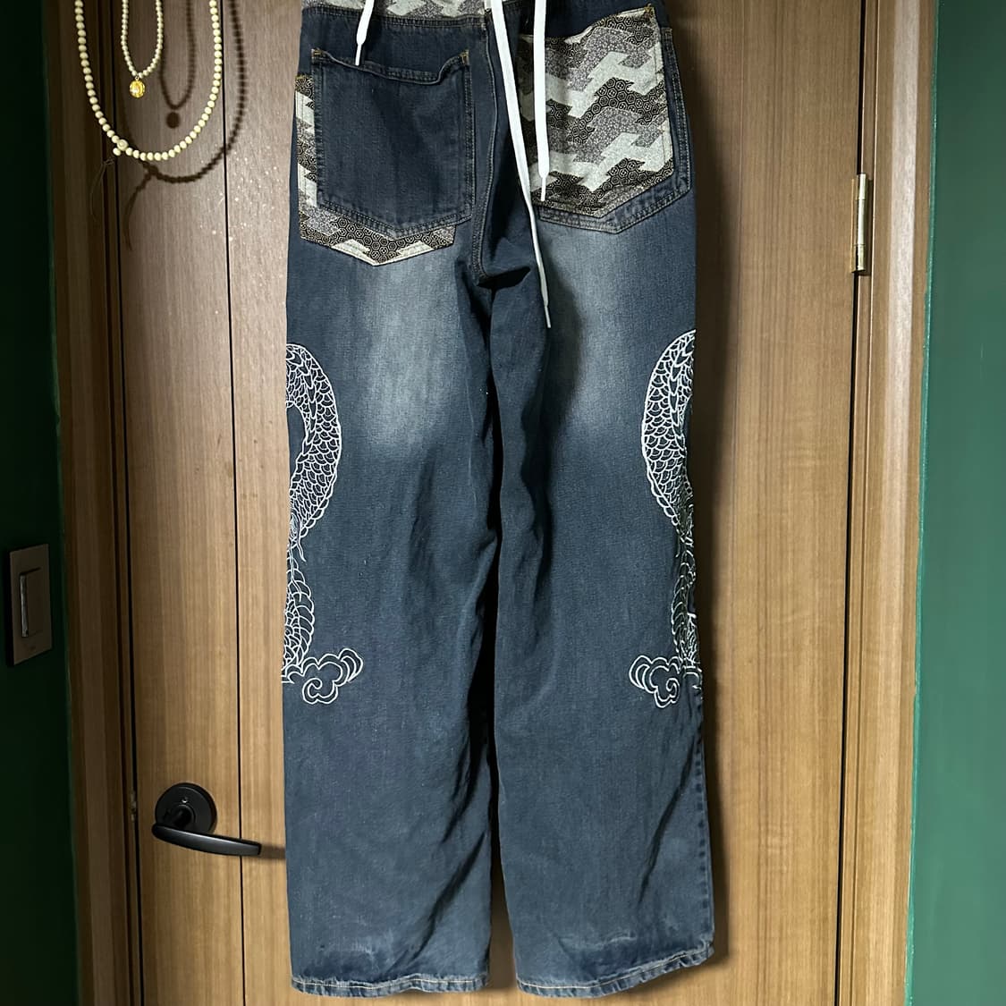 oriental needle work denim pants 오리엔탈팬츠 상품이미지3