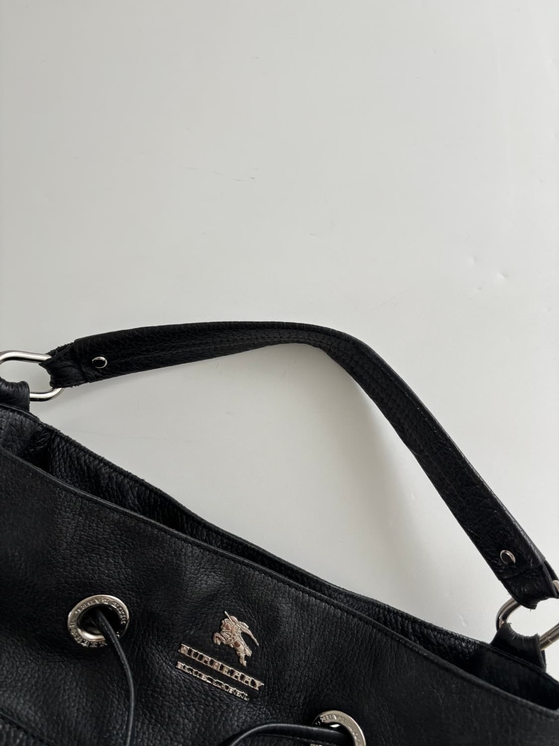 Burberry 버버리 블루라벨 블랙 레더 숄더백 상품이미지7