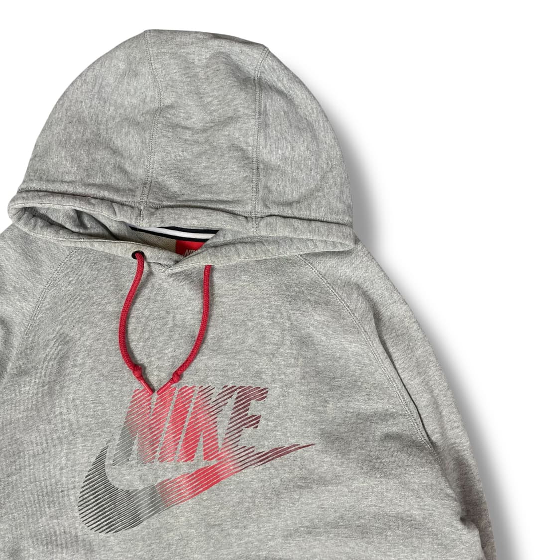 나이키 그레이 레드 스프라이프 빅프린팅로고 그레이 후드티 XXL 상품이미지3