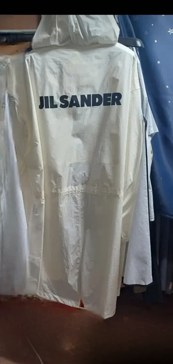 [새제품]48 질샌더 코트 백로고 롱자켓 트렌치코트 명품코트 피쉬테일 상품이미지4