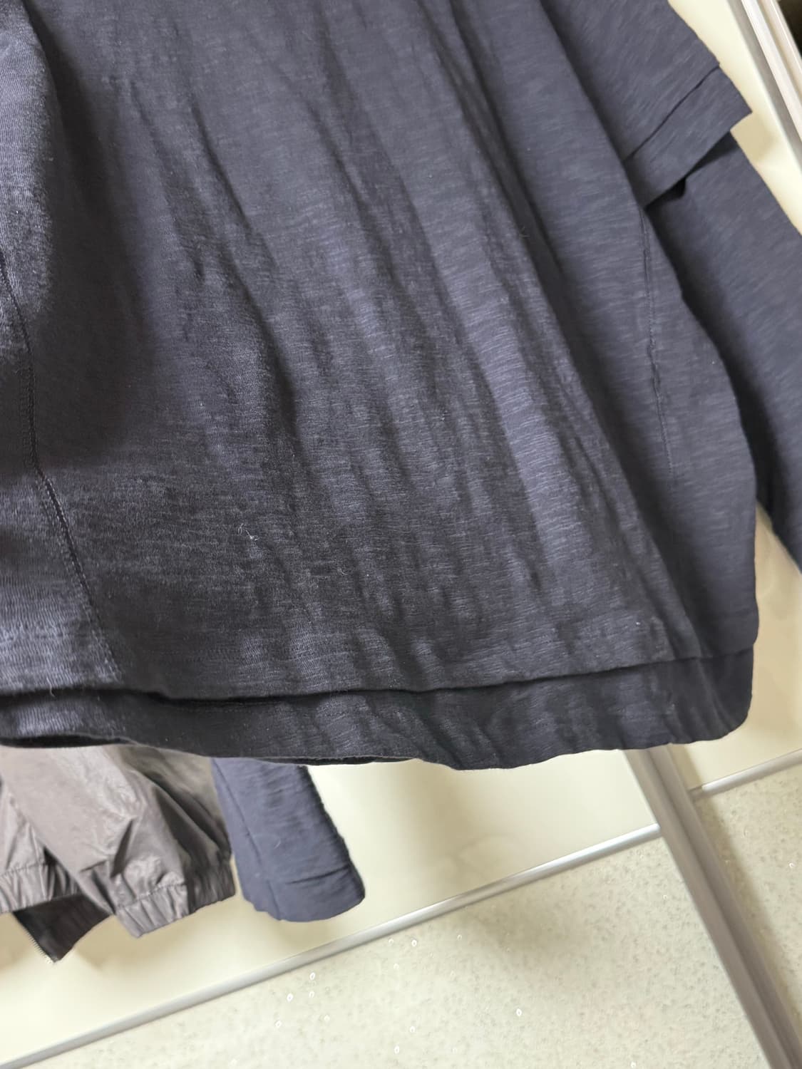 999humanity 더블 레이어드 롱슬리브(네이비) 상품이미지4