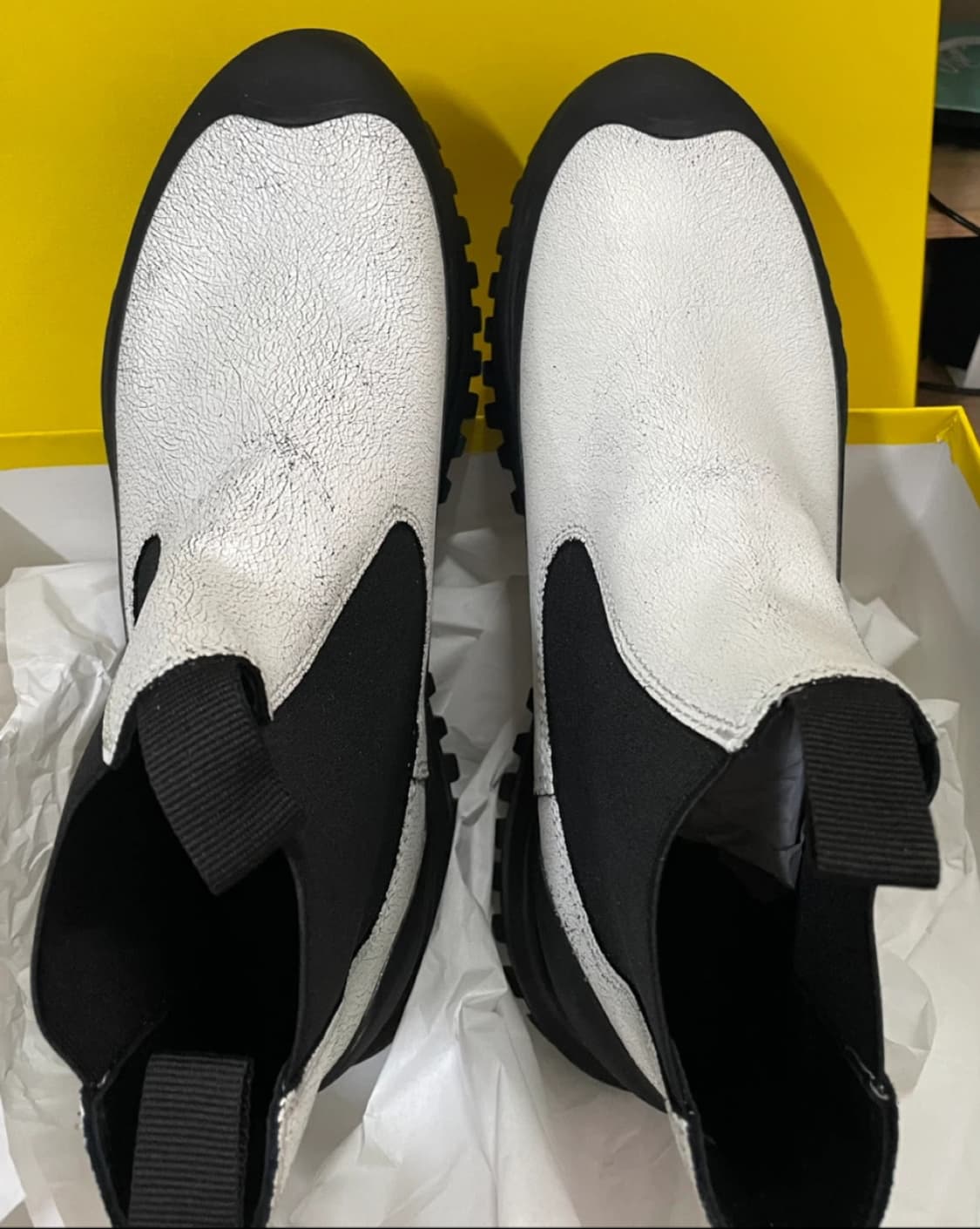 디에메(DIEMME) 화이트 라몬 첼시 부츠 43(280) 상품이미지4