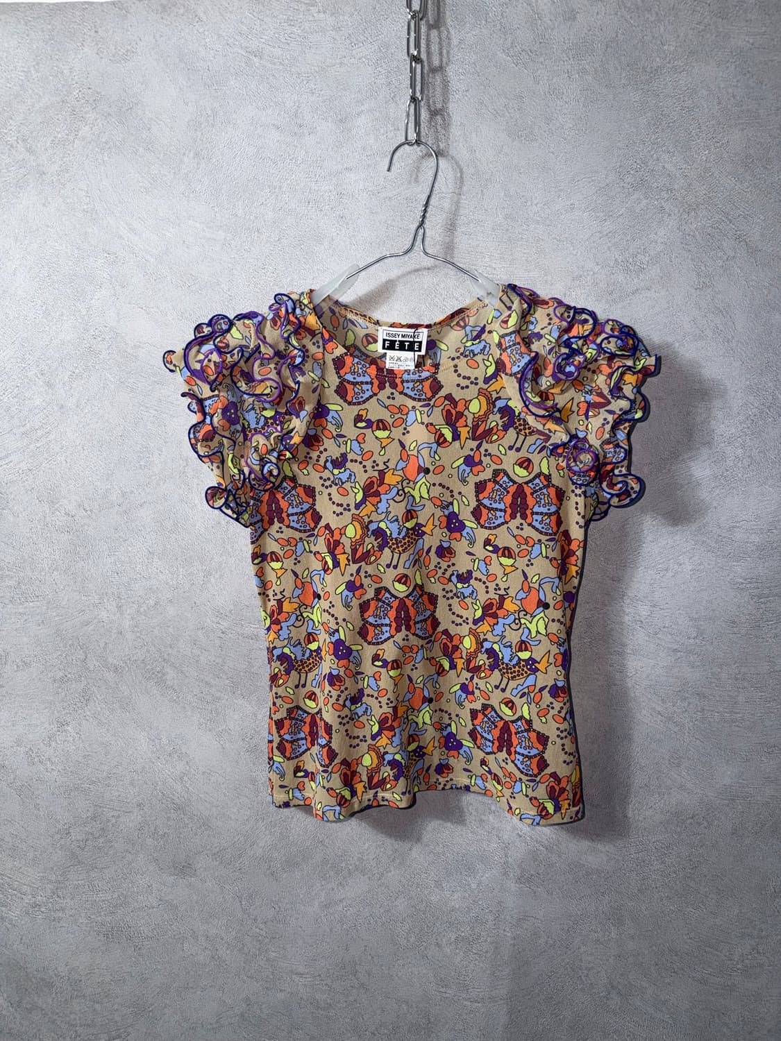 Issey Miyake FETE Frill Pattern Top 상품이미지2