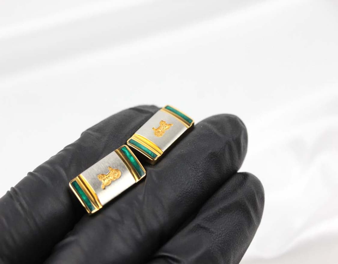 셀린느 미사용 S등급 남자 명품 커프스 빈티지 상품이미지6