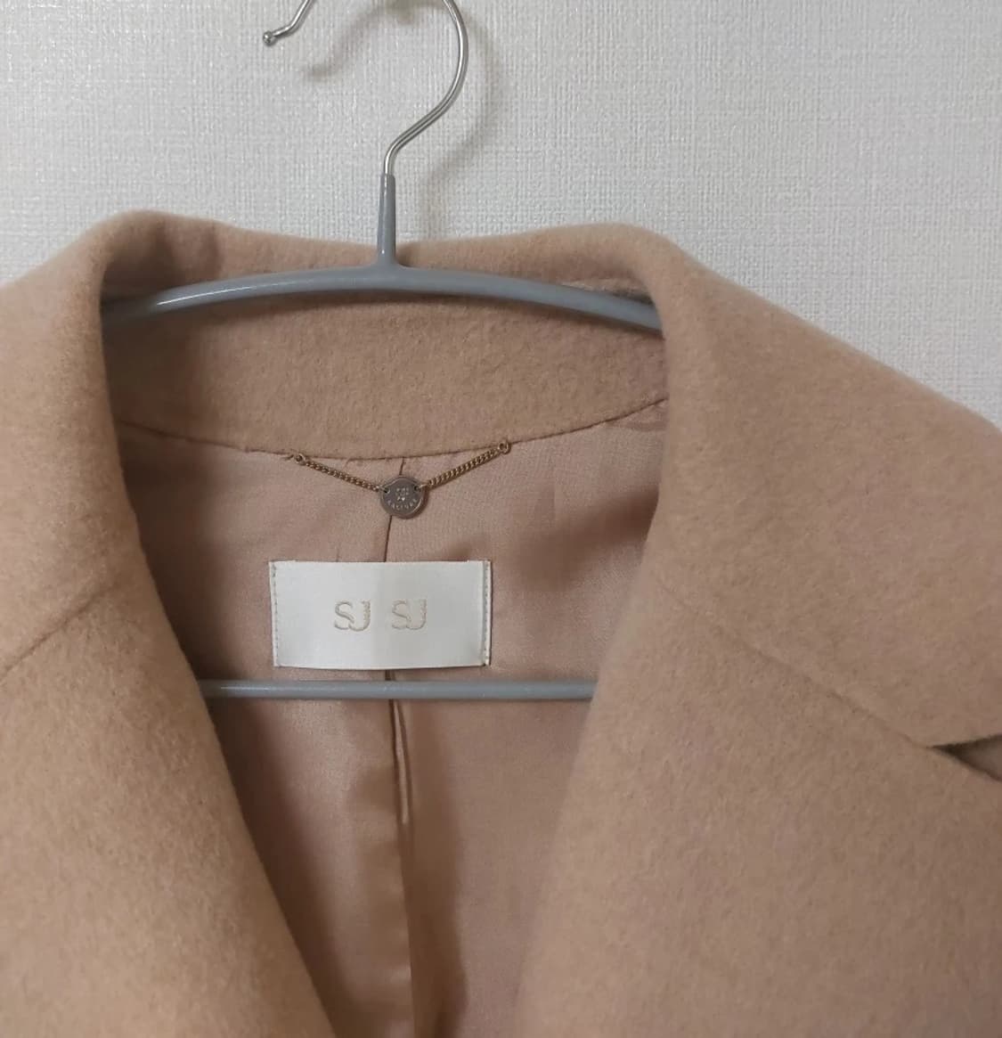 한섬 SJSJ 롱 코트 캐시미어 울 핸드메이드 롱코트 SJ 에스제이 상품이미지9