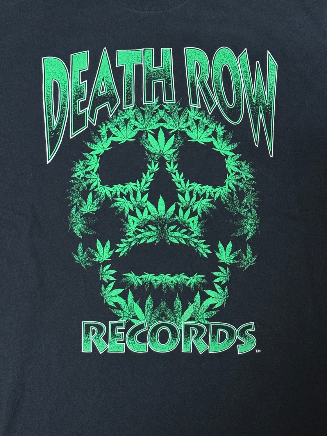 Death Row Records 마리화나 해골 티셔츠 상품이미지4