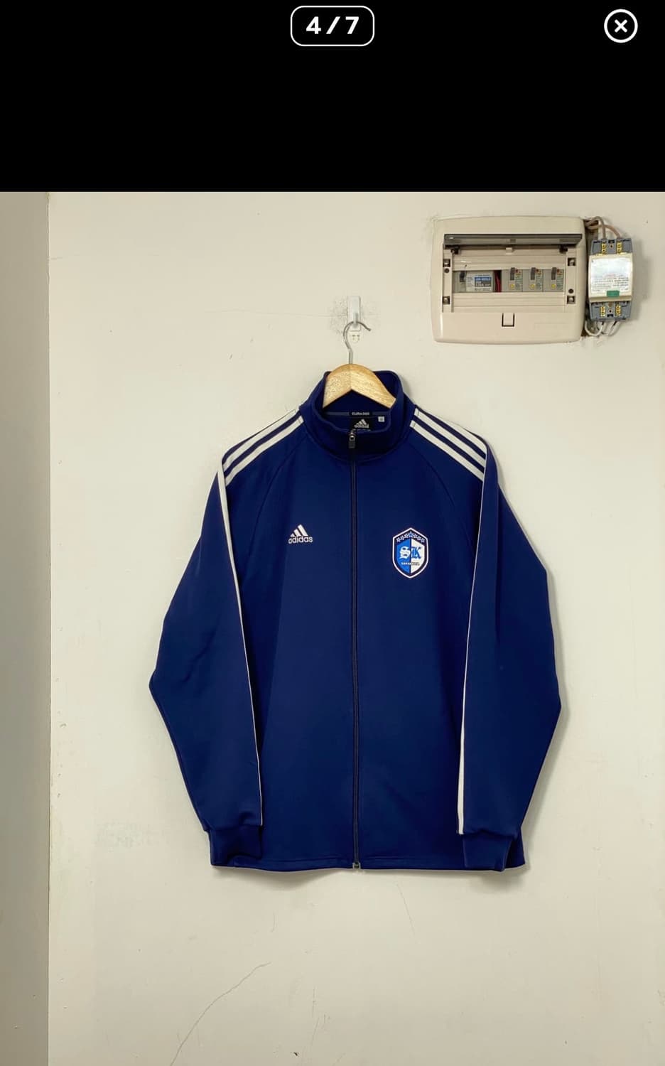 아디다스 딥블루 축구팀 져지 L 상품이미지1