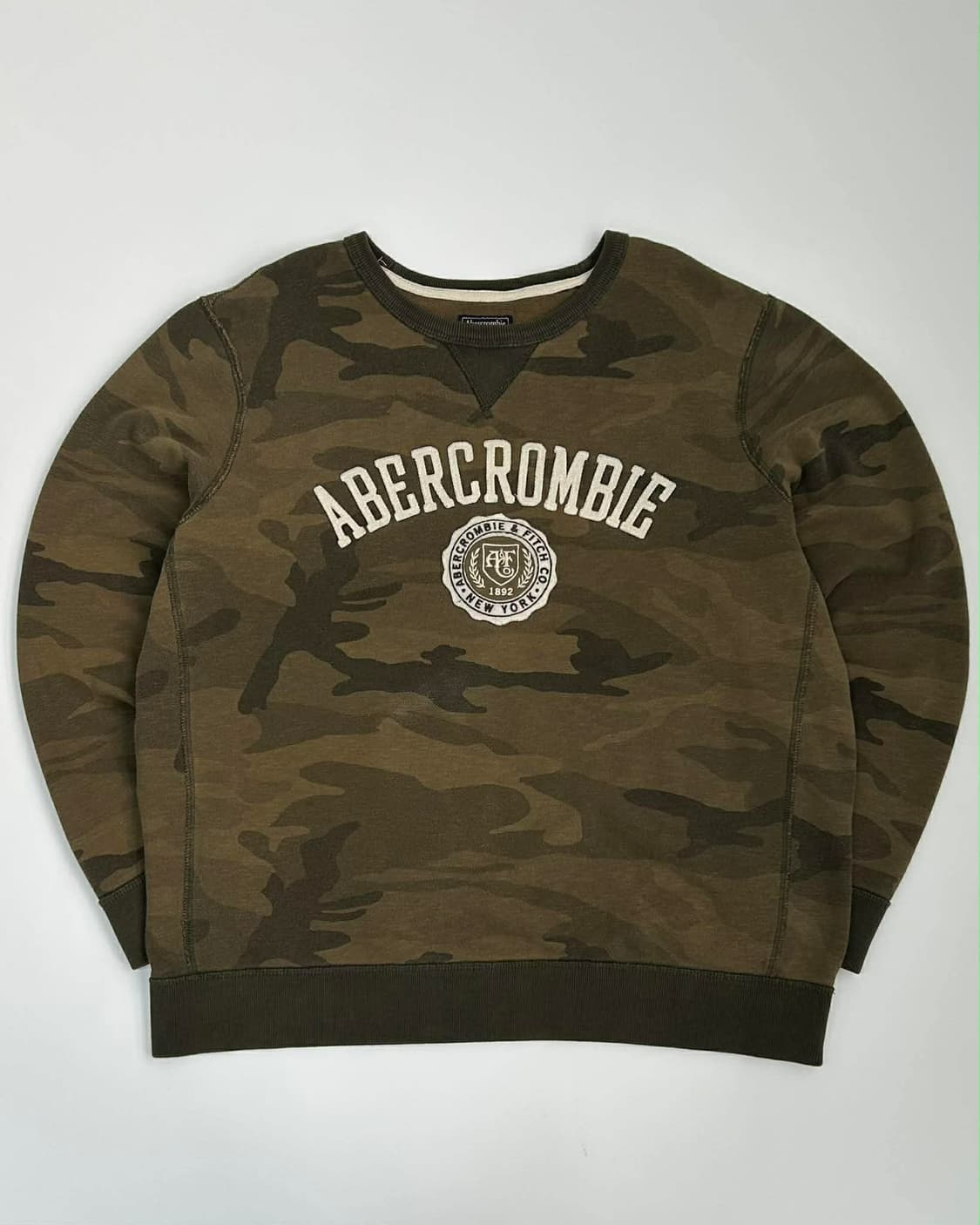 [XL] 아베크롬비 Y2K 카모플라쥬 로고 스웻 셔츠 맨투맨 상품이미지1