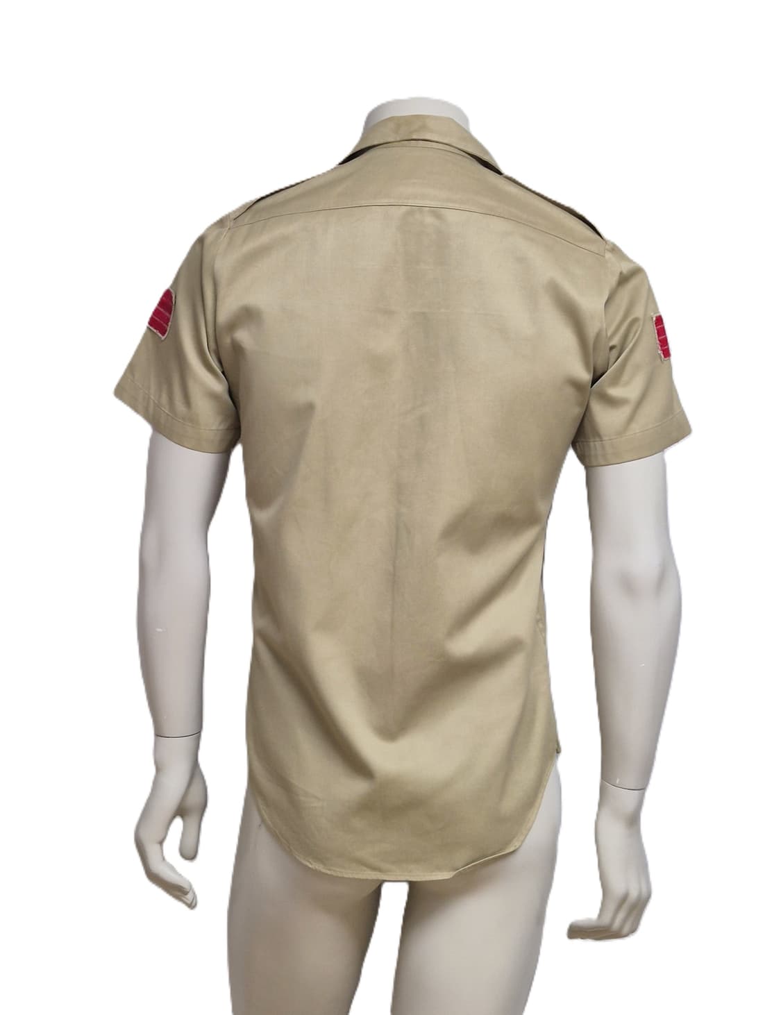 육군 구형 9공수특전여단 병장 정복 전투복 상의 카키 반팔 셔츠 (S) 상품이미지4