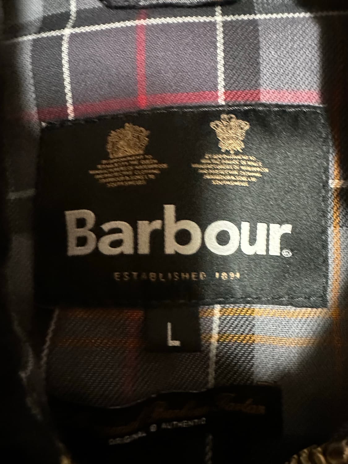 [L/1회착] 바버 스페이 자켓 블랙 상품이미지2