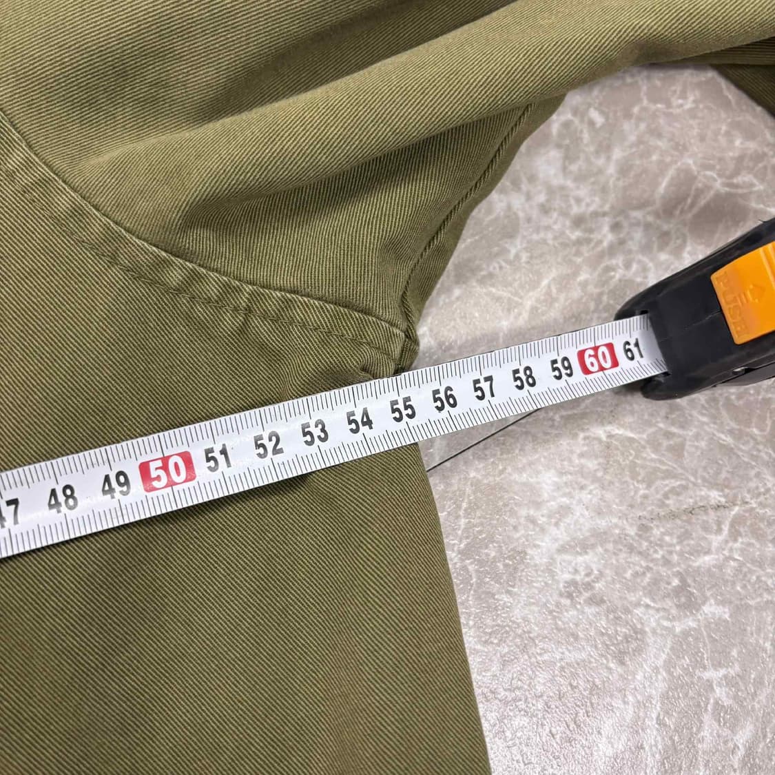 폴로 랄프로렌 카키 타탄체크 스윙탑 코튼 해링턴 자켓(L) 상품이미지6