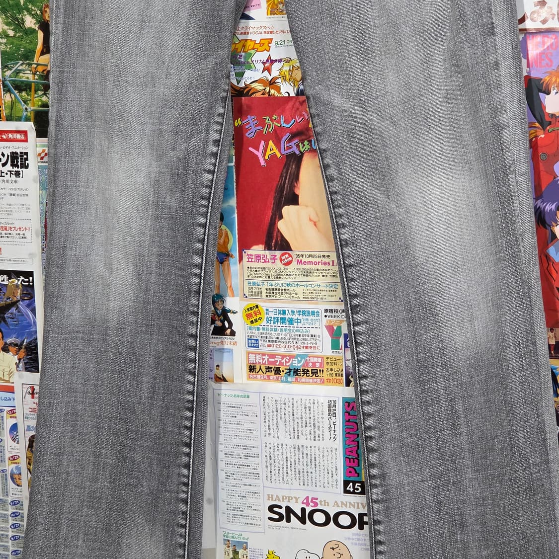 빈티지 빈폴 그레이 워싱 스트레이트 팬츠 상품이미지5