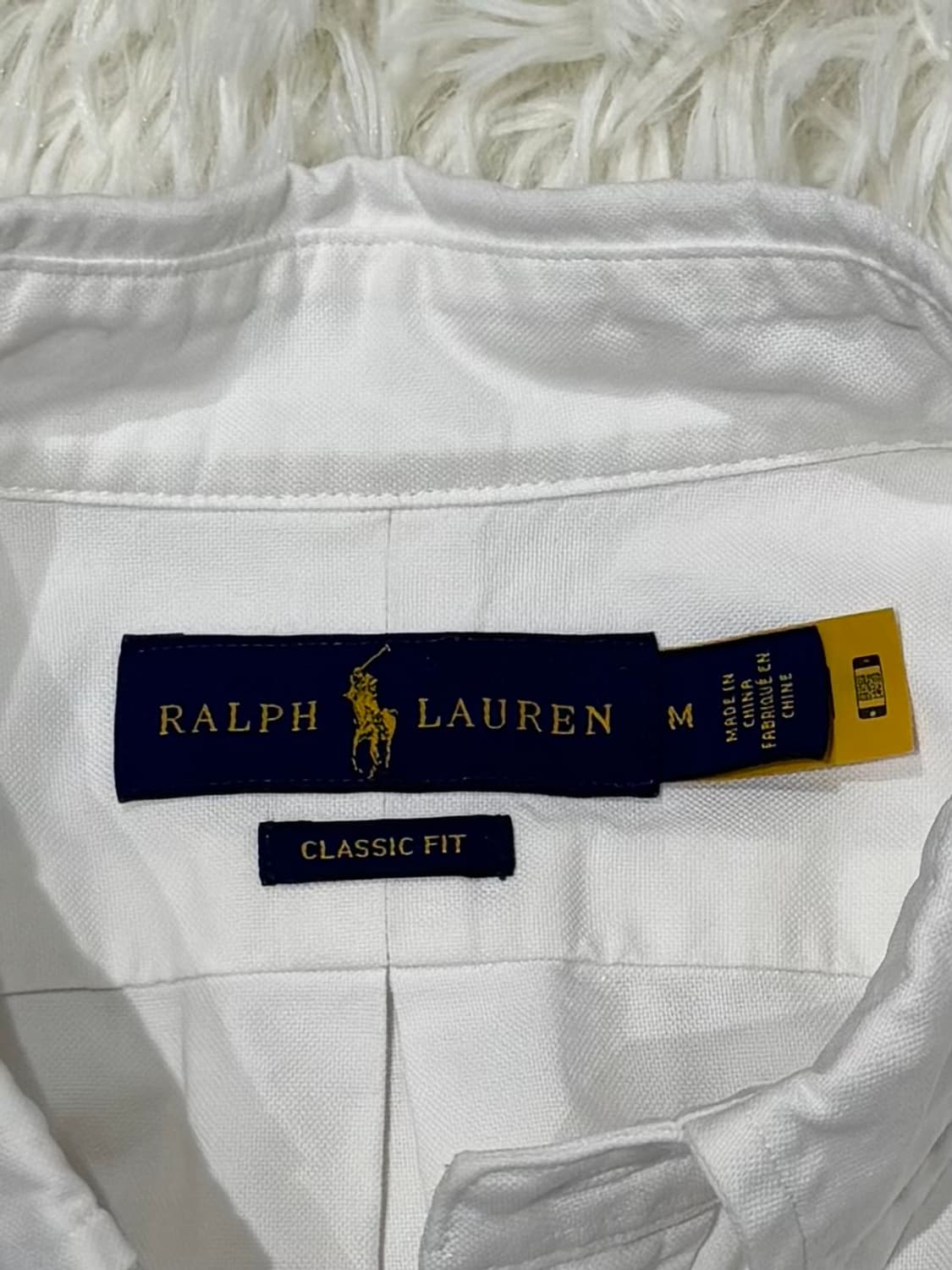 폴로랄프로렌 qr 네이비포니 화이트 셔츠 상품이미지6