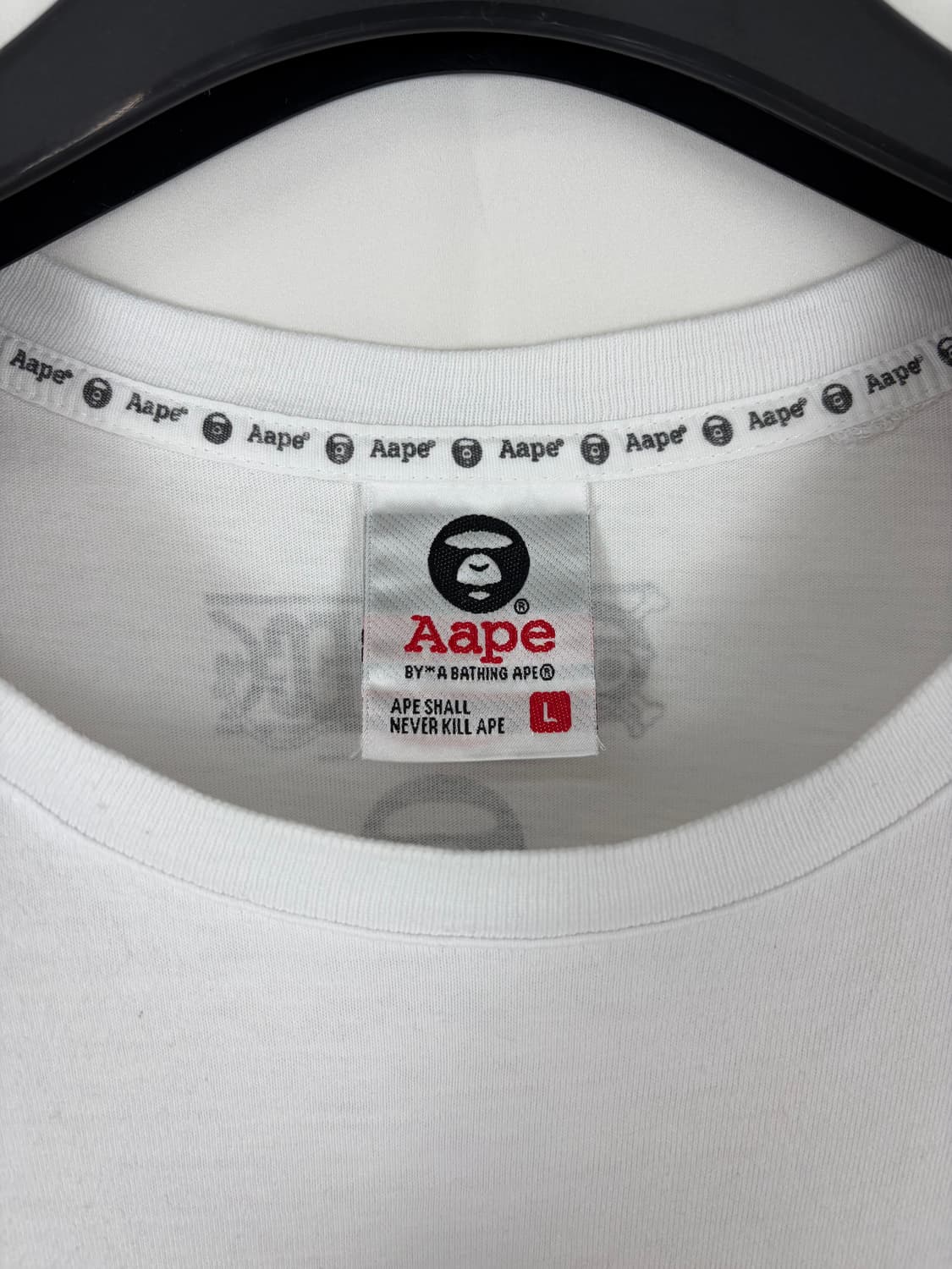 a173) 베이프(Aape) x 원피스 콜라보 반팔티셔츠 상품이미지5