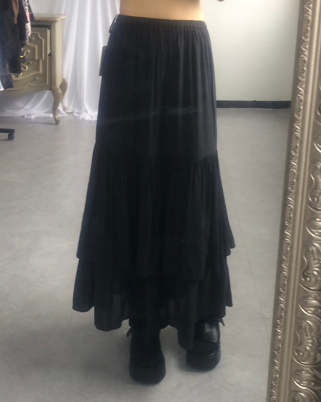 Layer long skirt 상품이미지8