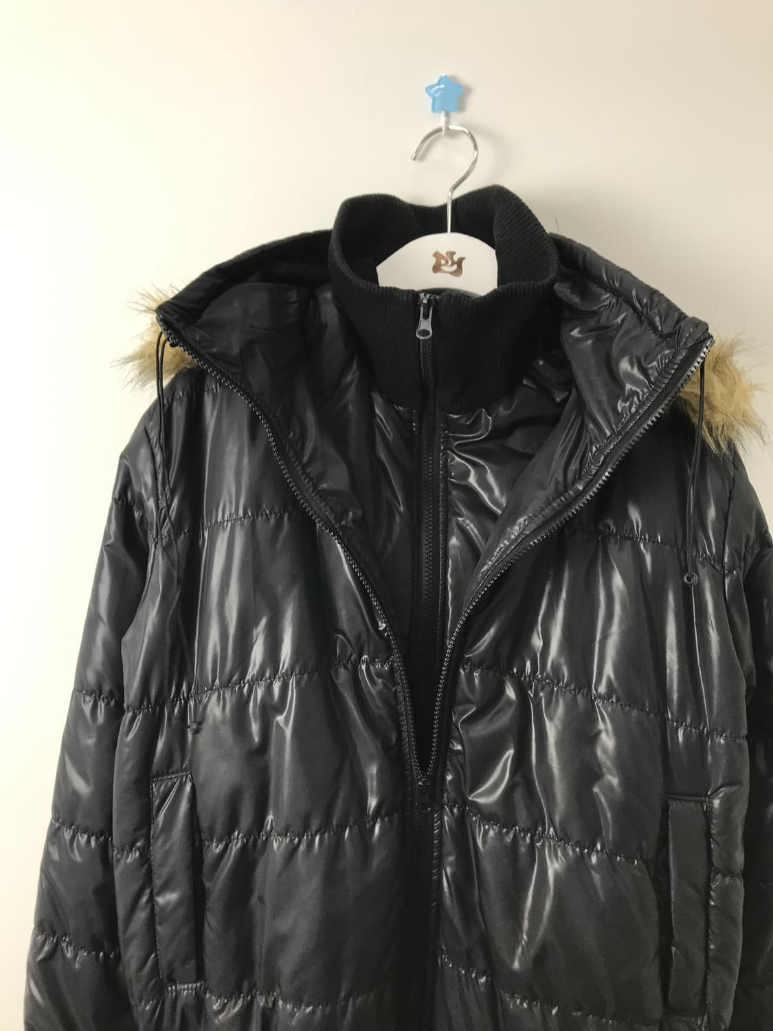 'Grail' Glosy Fur Hood Padded Jacket 상품이미지8