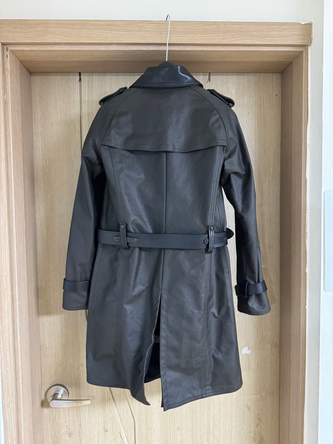 디젤 여성 왁스 자켓 레더 패치 xs 상품이미지5