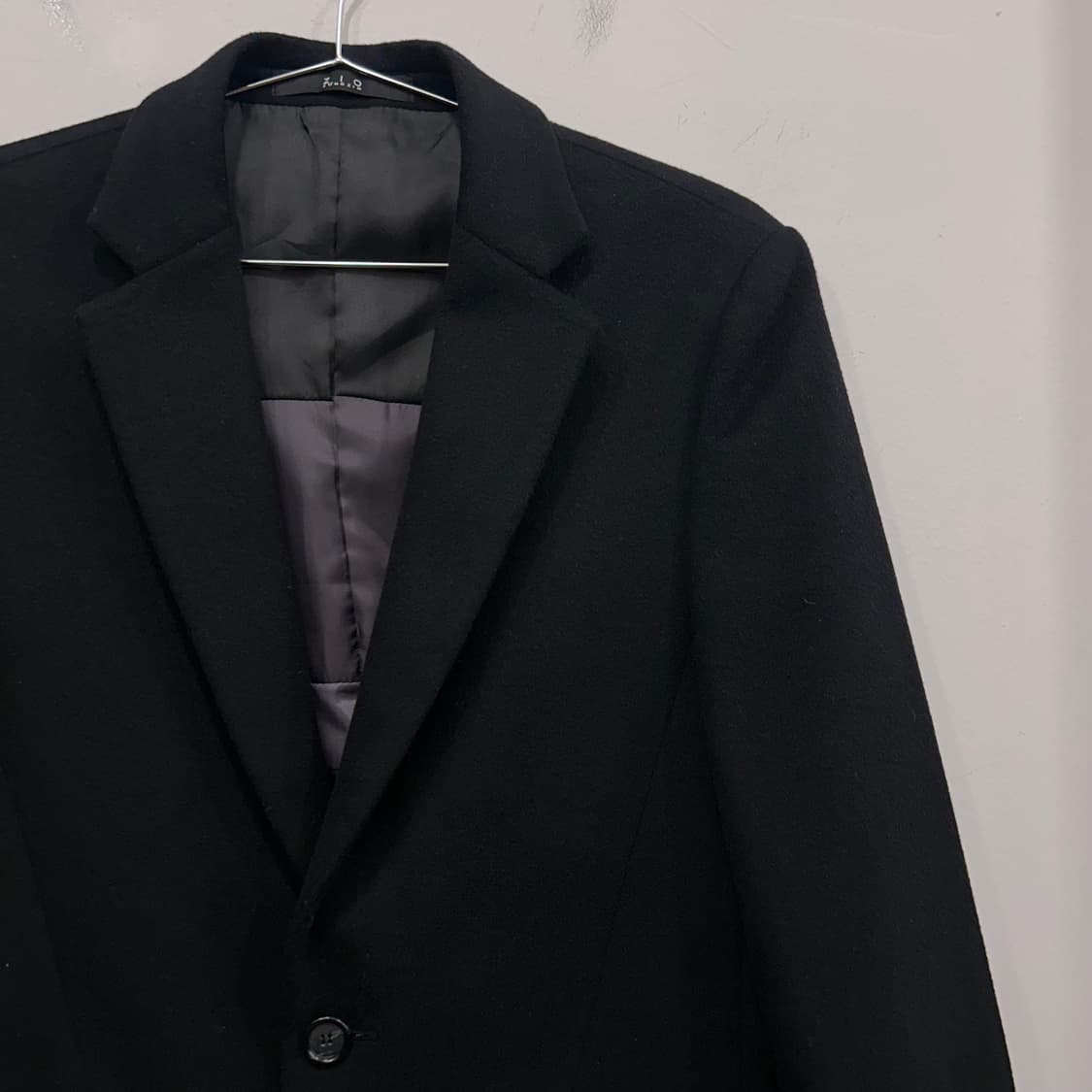 지오송지오 케시미어블랜드 울 투버튼 롱코트 상품이미지1