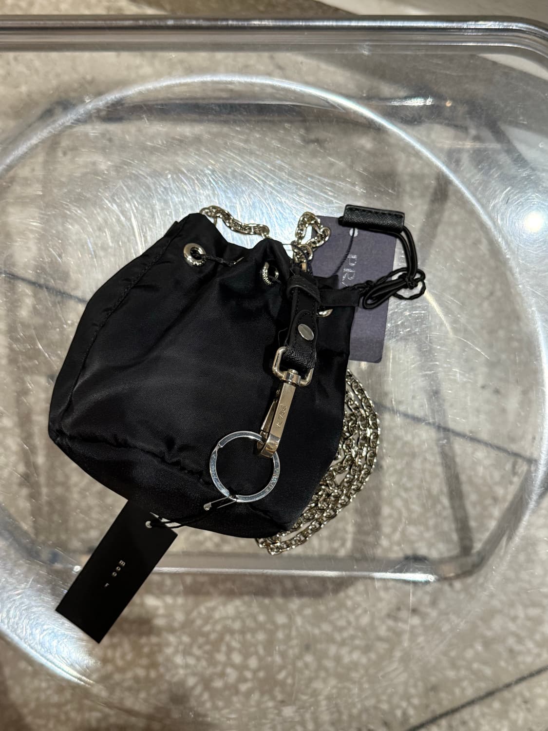 Prada Mini Drawstring Crossbody Bag  상품이미지8