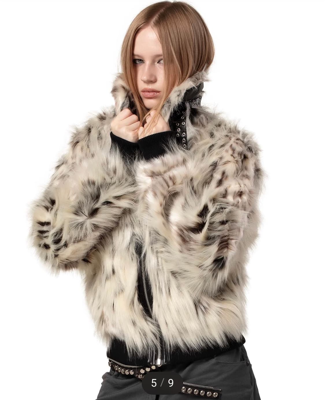 레이서월드와이드 racerworldwide 퍼 봄버 자켓 L 상품이미지4