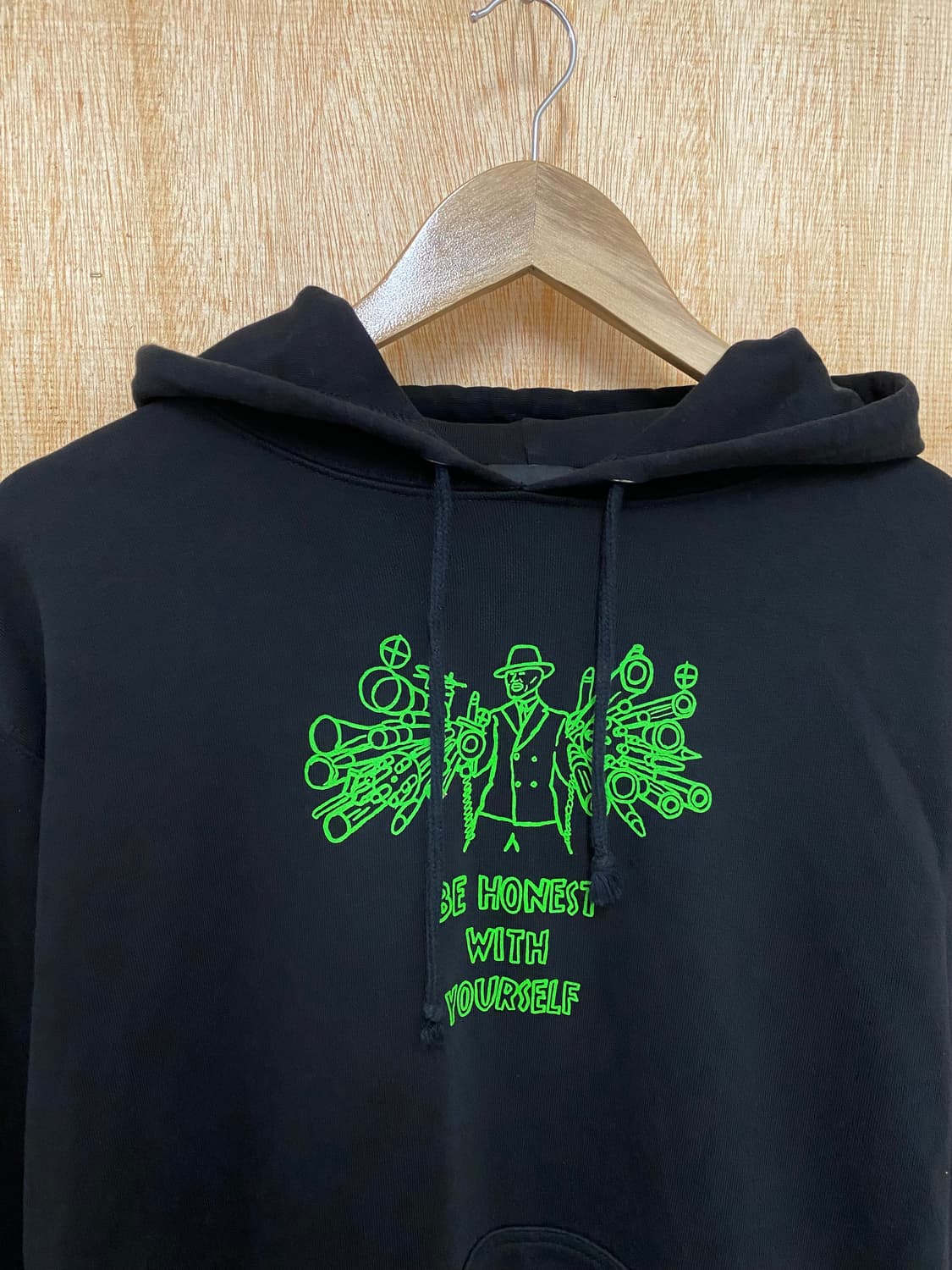 BEAMS the mask hoodie 빔즈 마스크 프린팅 후드 상품이미지6
