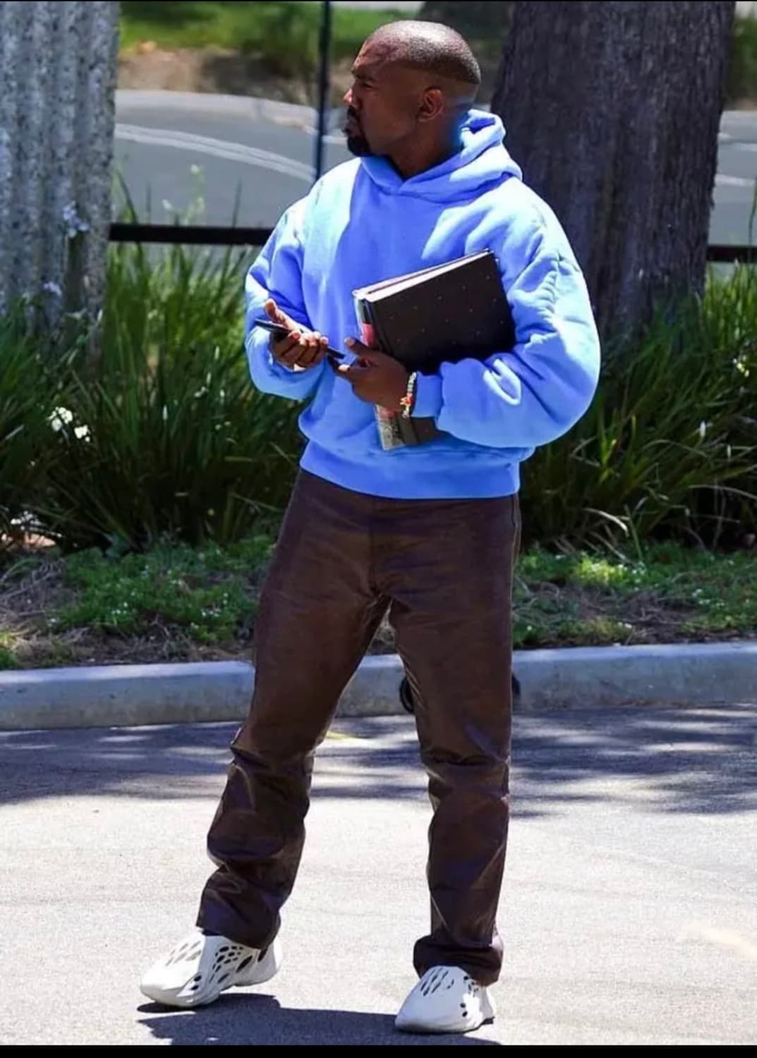 빈티지 gap 부츠컷 레더팬츠 칸예 상품이미지2