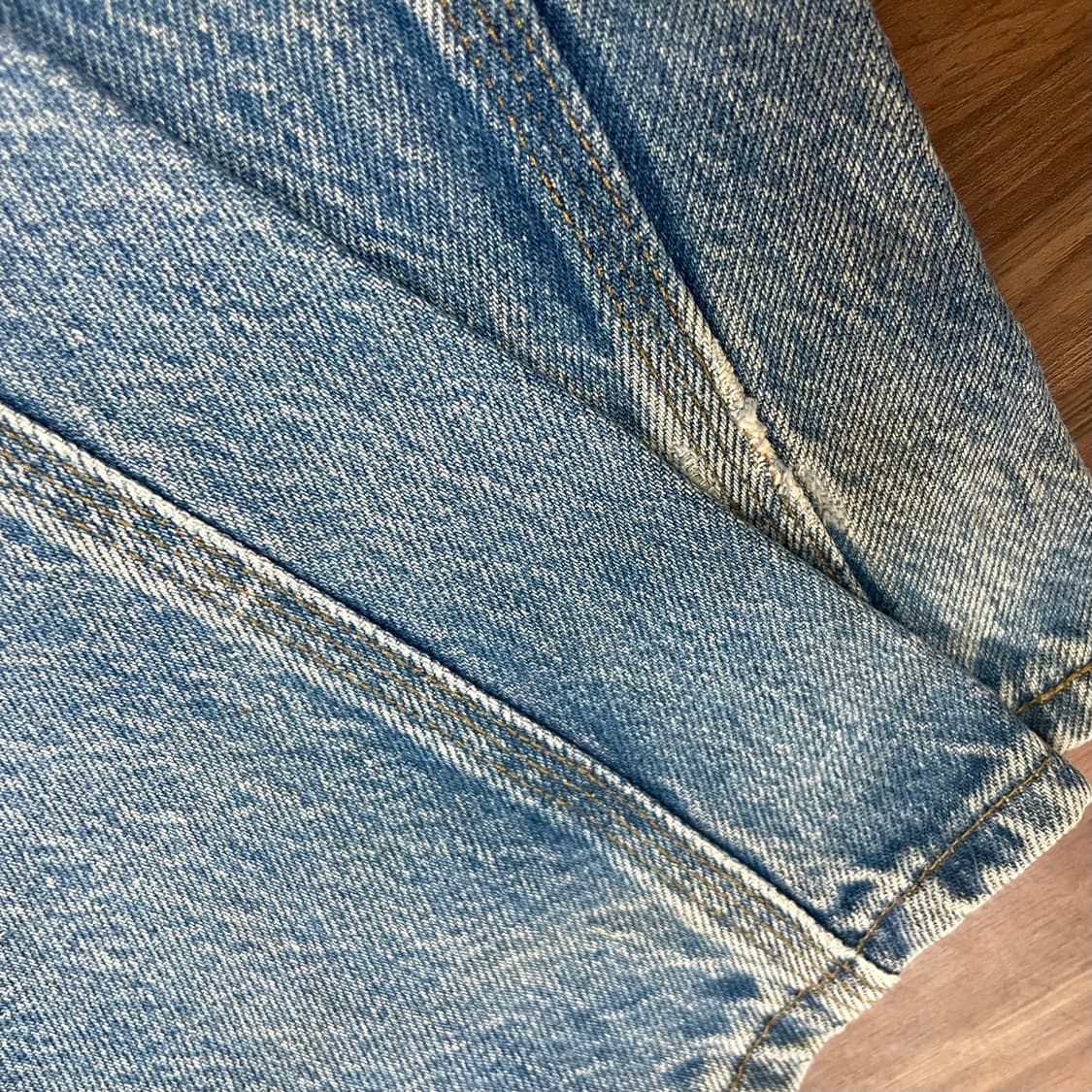 미제 빈티지 칼하트 데님 싱글니 카펜터 팬츠 청바지 상품이미지6