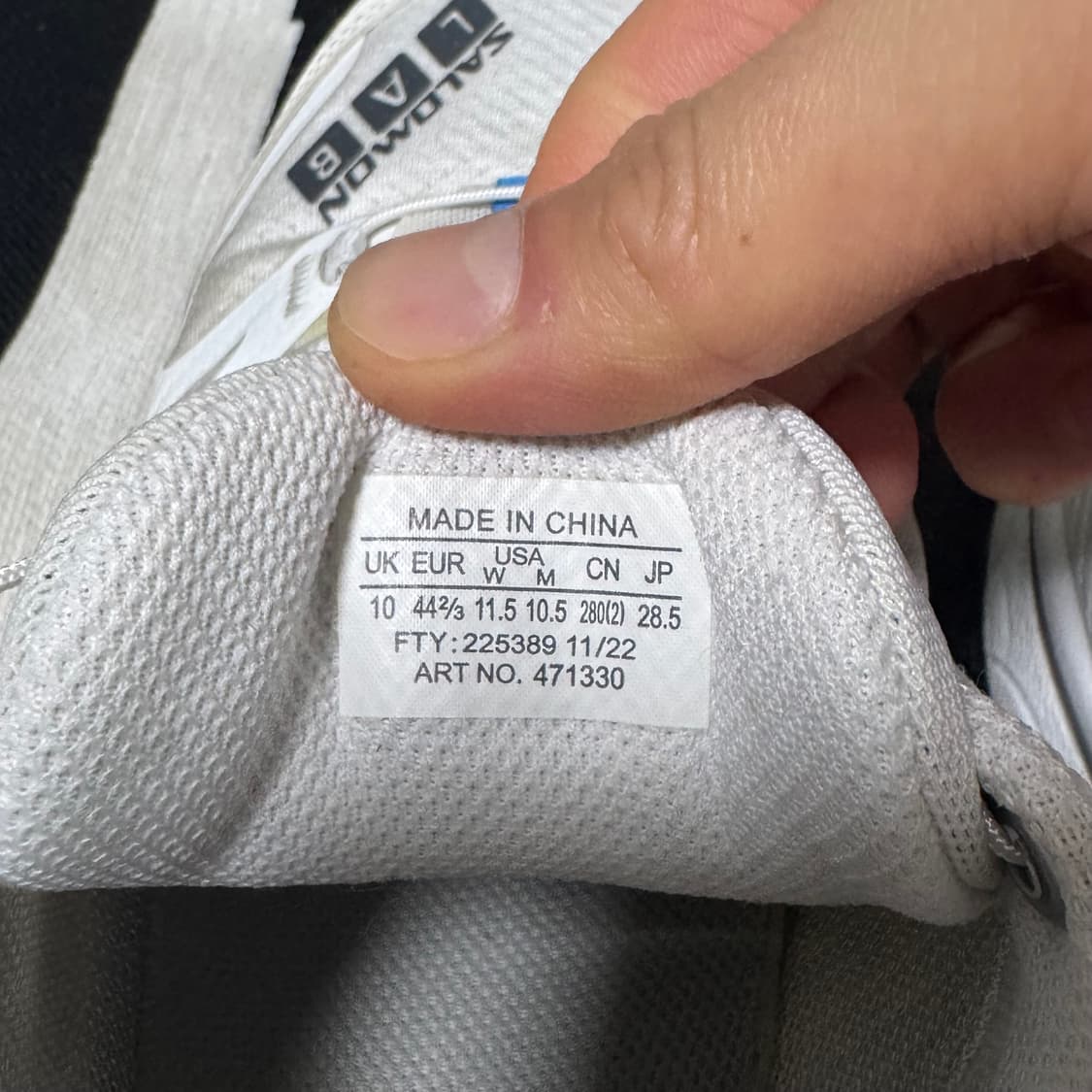 살로몬 XT-4 OG 화이트 루나 록 285 상품이미지6