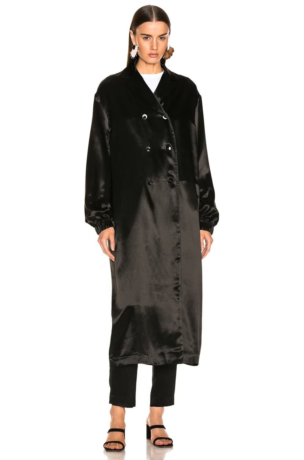 [32/100] Jil Sander 질샌더 로고 로브 코트 상품이미지6