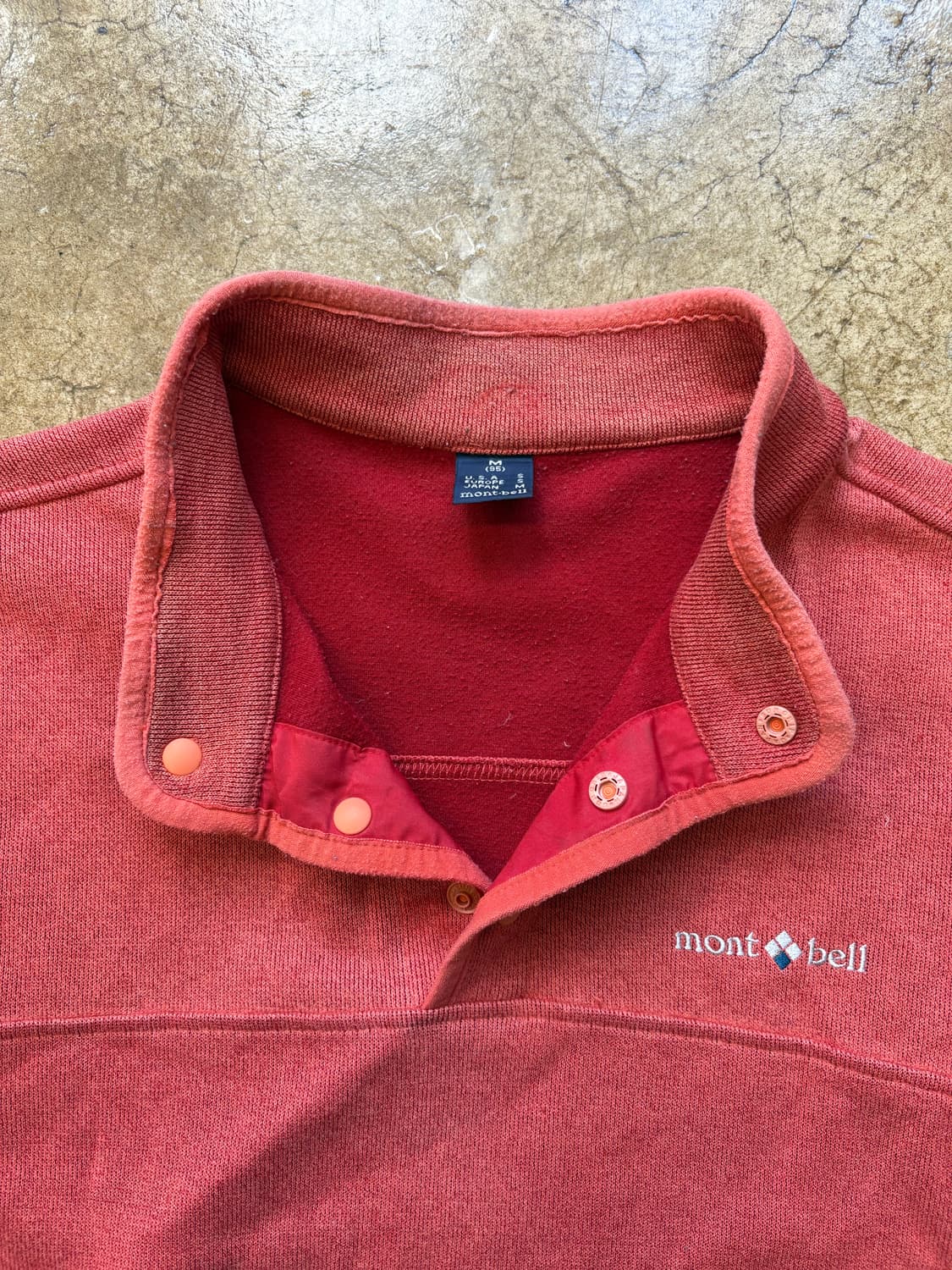 몽벨 스냅 버튼 풀오버 상품이미지4