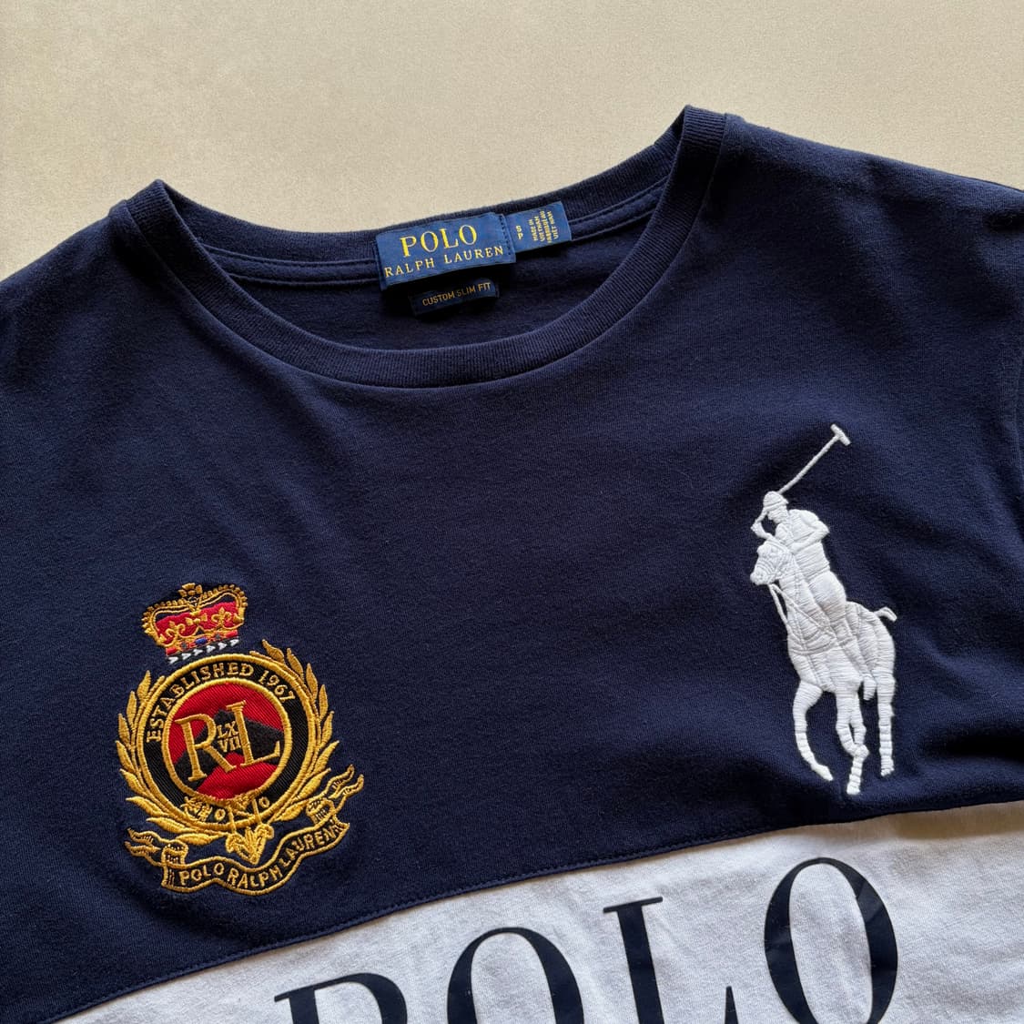 [S]폴로 랄프로렌 빅포니 크라운 스펠아웃 롱 슬리브 상품이미지7