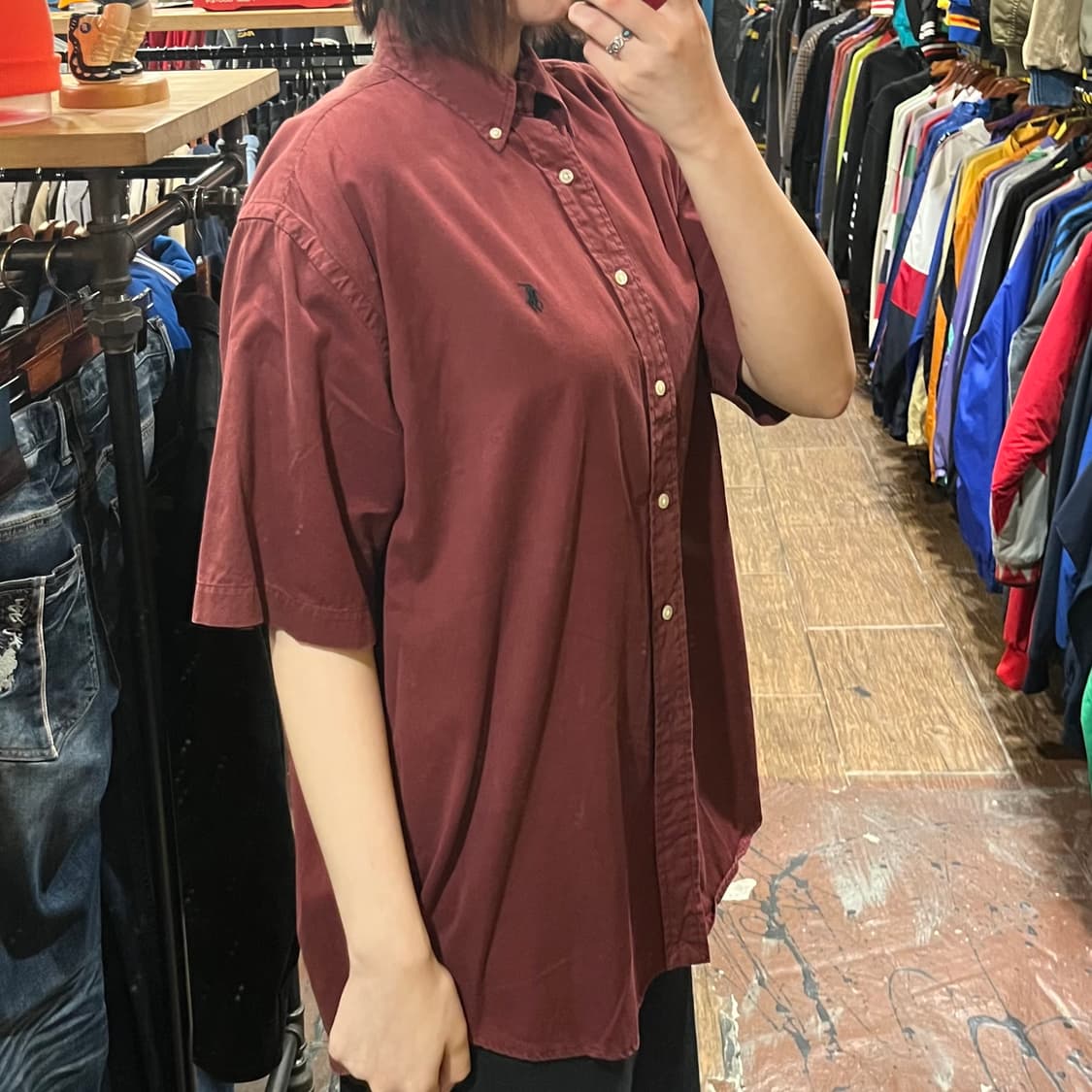 [HI] 폴로 반팔 셔츠 브라운 상품이미지3