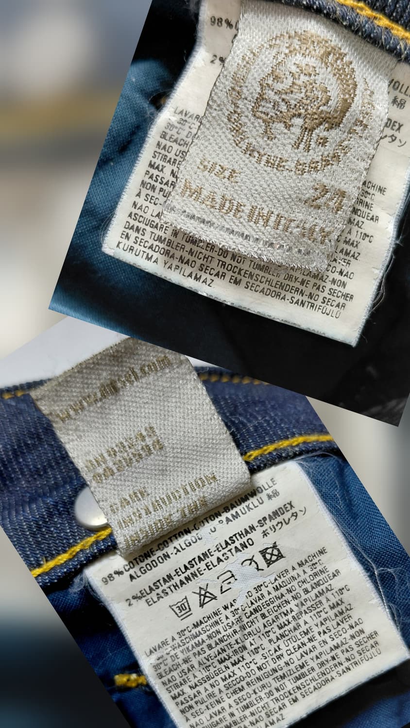 [MADE IN ITALY/24] Diesel CLUSH 아카이브 데님 상품이미지6