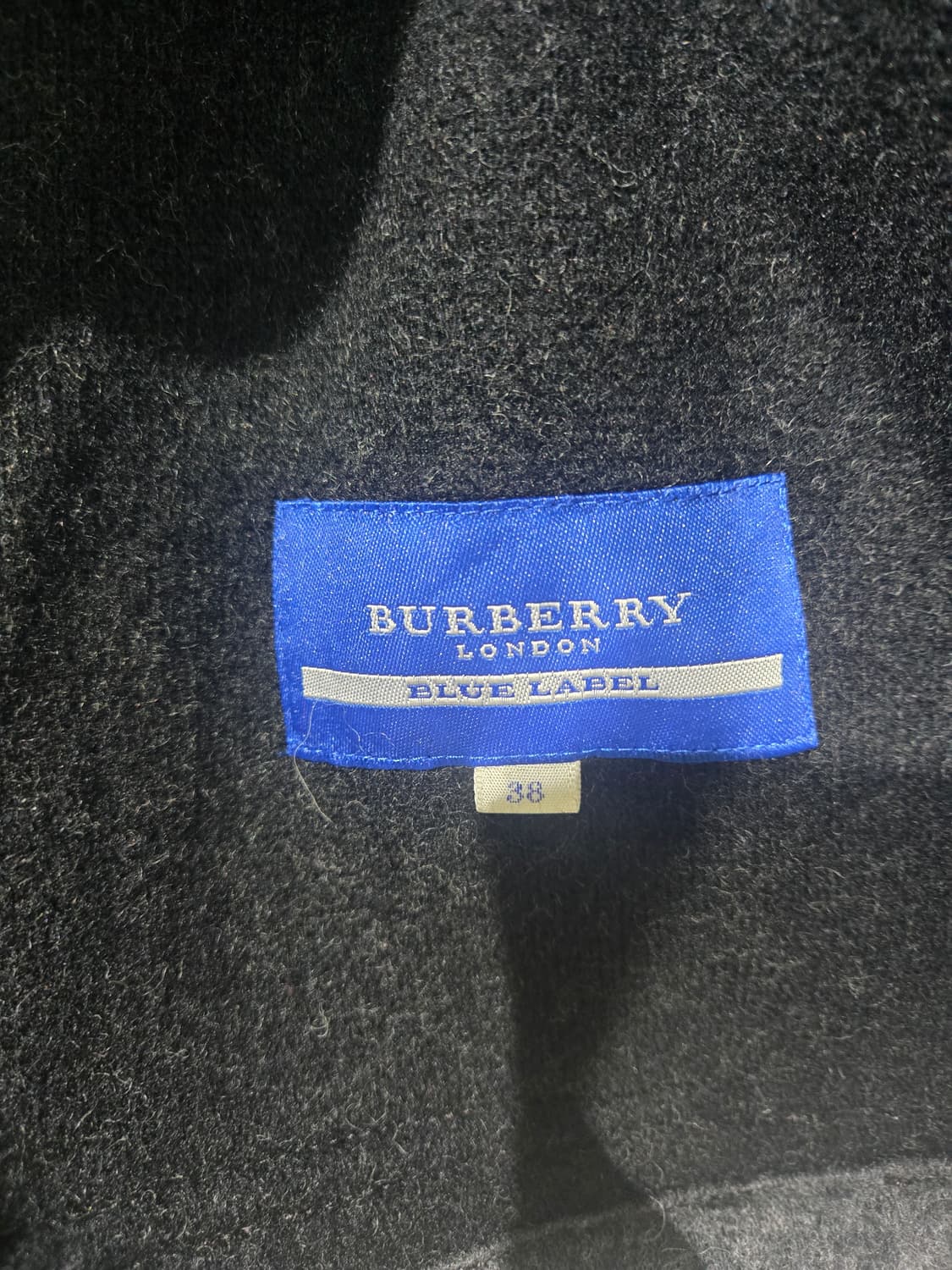 버버리 후드 퍼 장식 모직 케이프 코트 상품이미지5