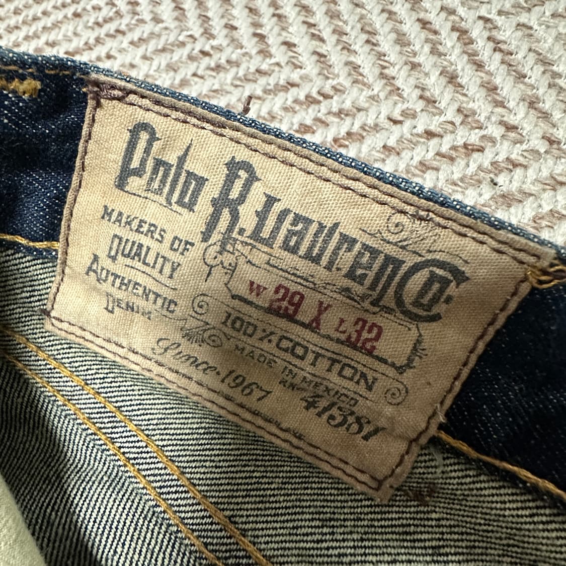 POLO RALPH LAUREN mexico denim pants 상품이미지4