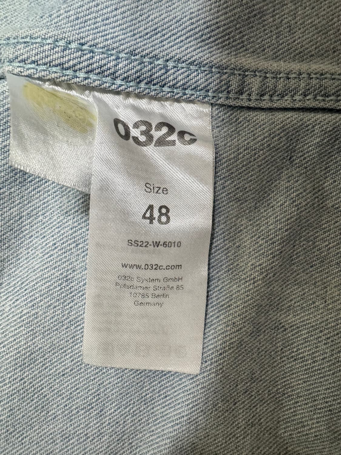 032c 데님 롱 트렌치코트 48 상품이미지7