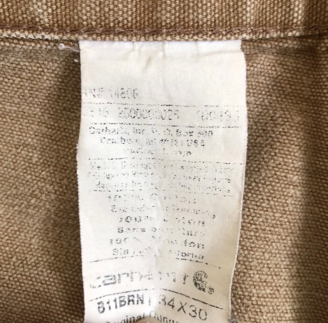 칼하트 선페이디드 워크팬츠 상품이미지5