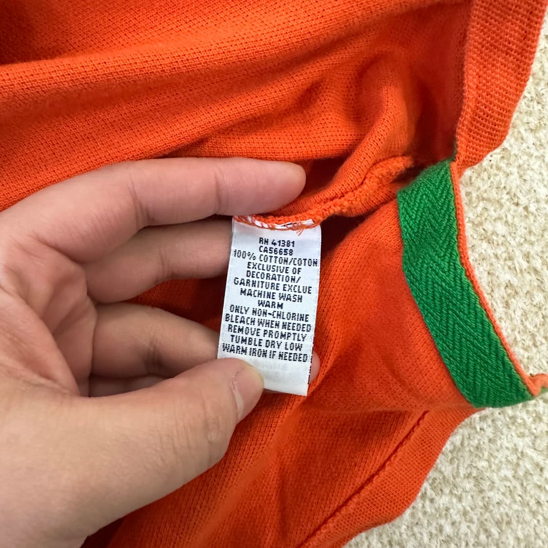 실측확인 폴로랄프로렌 빅포니 배색 반팔 0319D 상품이미지3