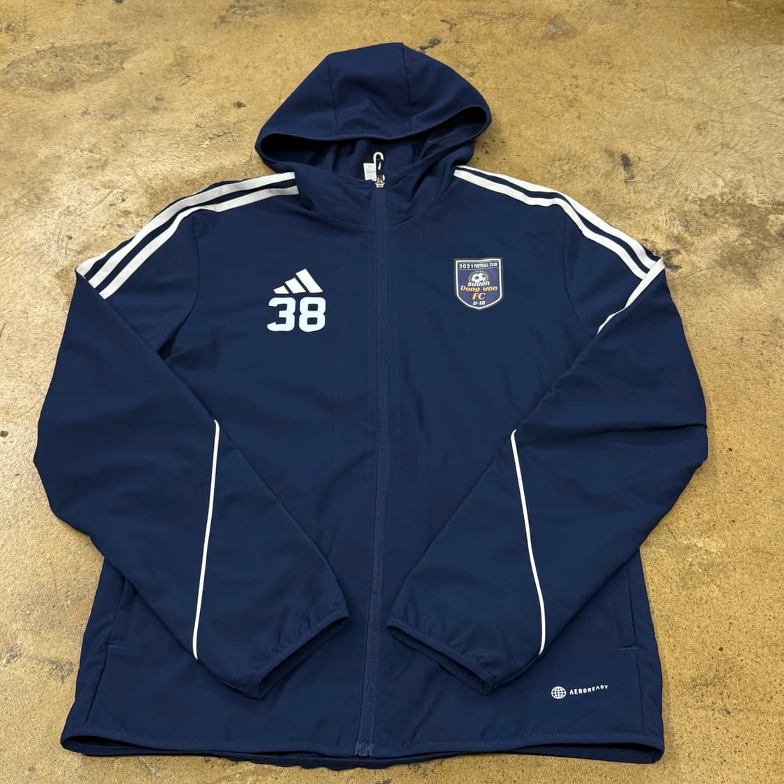 [정품/S] 아디다스 수원동성 FC 트레이닝 후드집업 b16 상품이미지2