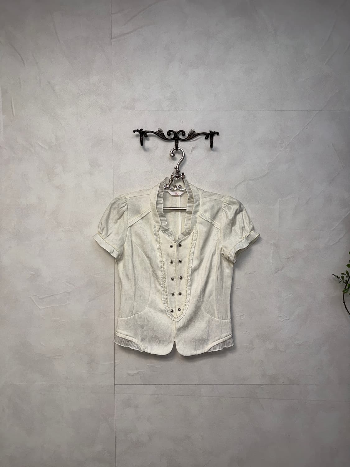 Ivory oriental double button pleats bl 상품이미지2