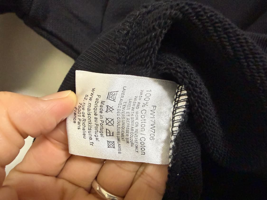 정품)메종키츠네 맨투맨 XS 상품이미지5