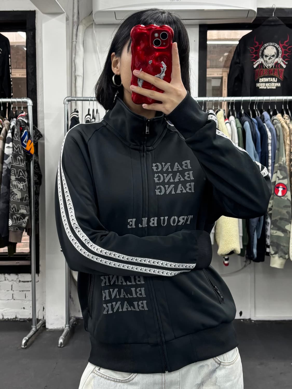 히스테릭 글래머 레터링 트랙자켓 상품이미지3